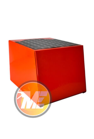 Pedestal con forma de cubo para colocar extintores