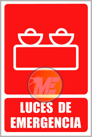 Señalética Luces de emergencia