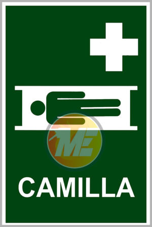 Señalética Camilla disponible