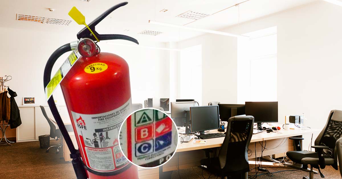ABC en los extintores: ¿Qué significa?
